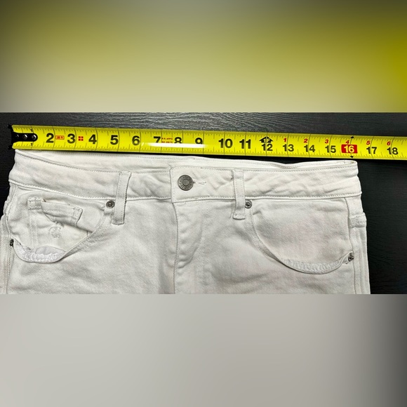 Risen white jean shorts size XL - Picture 7 of 9